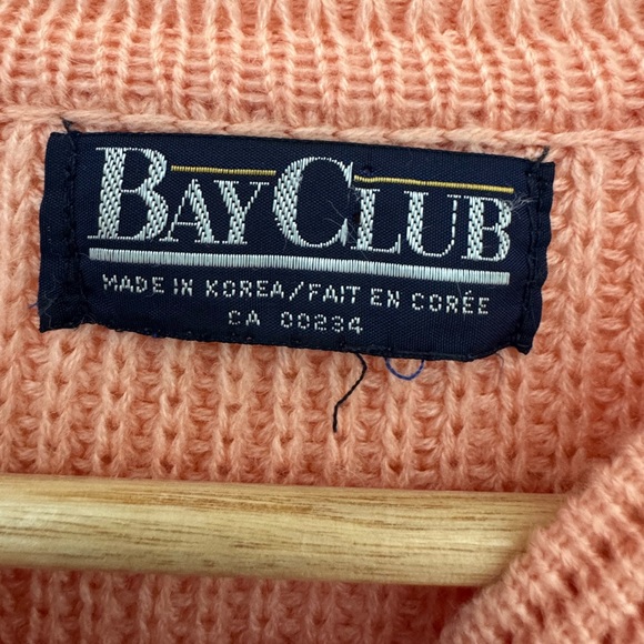 Vintage Grandpa Core Knit Cardigan – Bay Club Button Fron - Picture 5 of 8